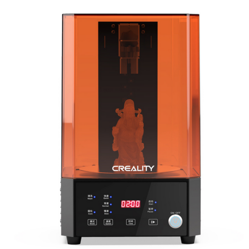 （在庫残りわずか。お買い得）Creality UW-01 光造形3D プリンター用　洗浄・硬化機（洗浄可能サイズ 190 x 154 x 200mm）