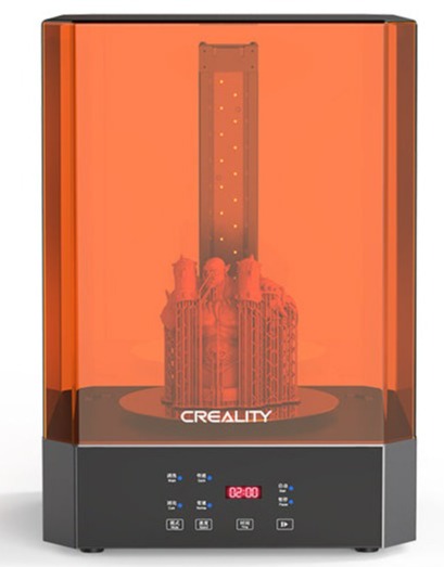Creality UW-02 光造形3D プリンター用　洗浄・硬化機（洗浄可能サイズ 200 x 160 x 240mm）
